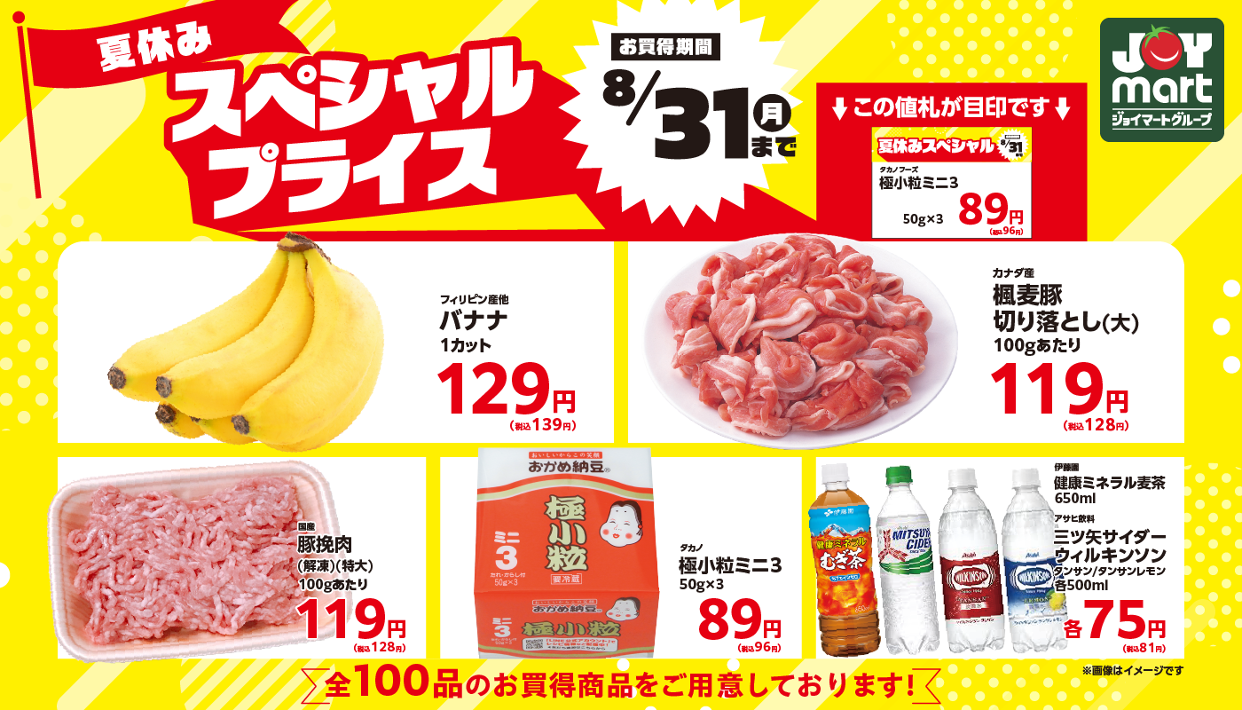 夏休みSPプライス